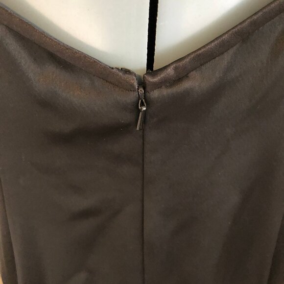 Rimini Long Luxurious Black Evening Gown Spaghetti Straps Size 8 - Picture 11 of 14